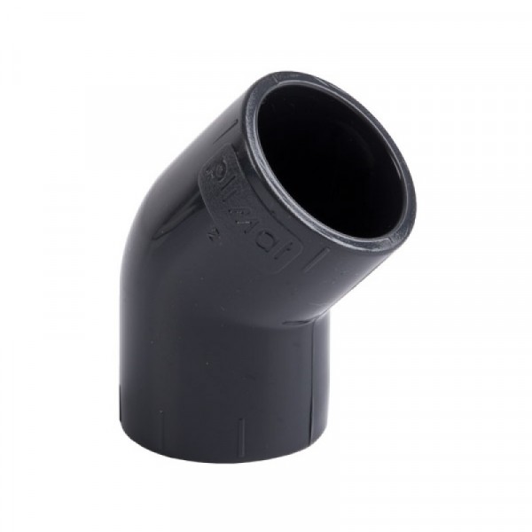 110mm 45° Elbow PVC Solvent Pn16