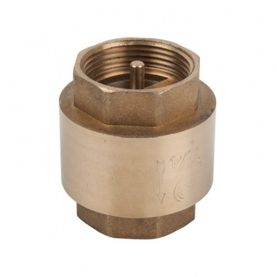 100MM BRASS 12 BAR SPRING TYPE NON-RETURN VALVE