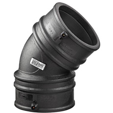 110mm Wastewater 45° Elbow Electrofusion SDR26/PN6.3