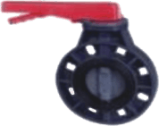 110mm PVC BUTTERFLY VALVE WAFER TYPE
